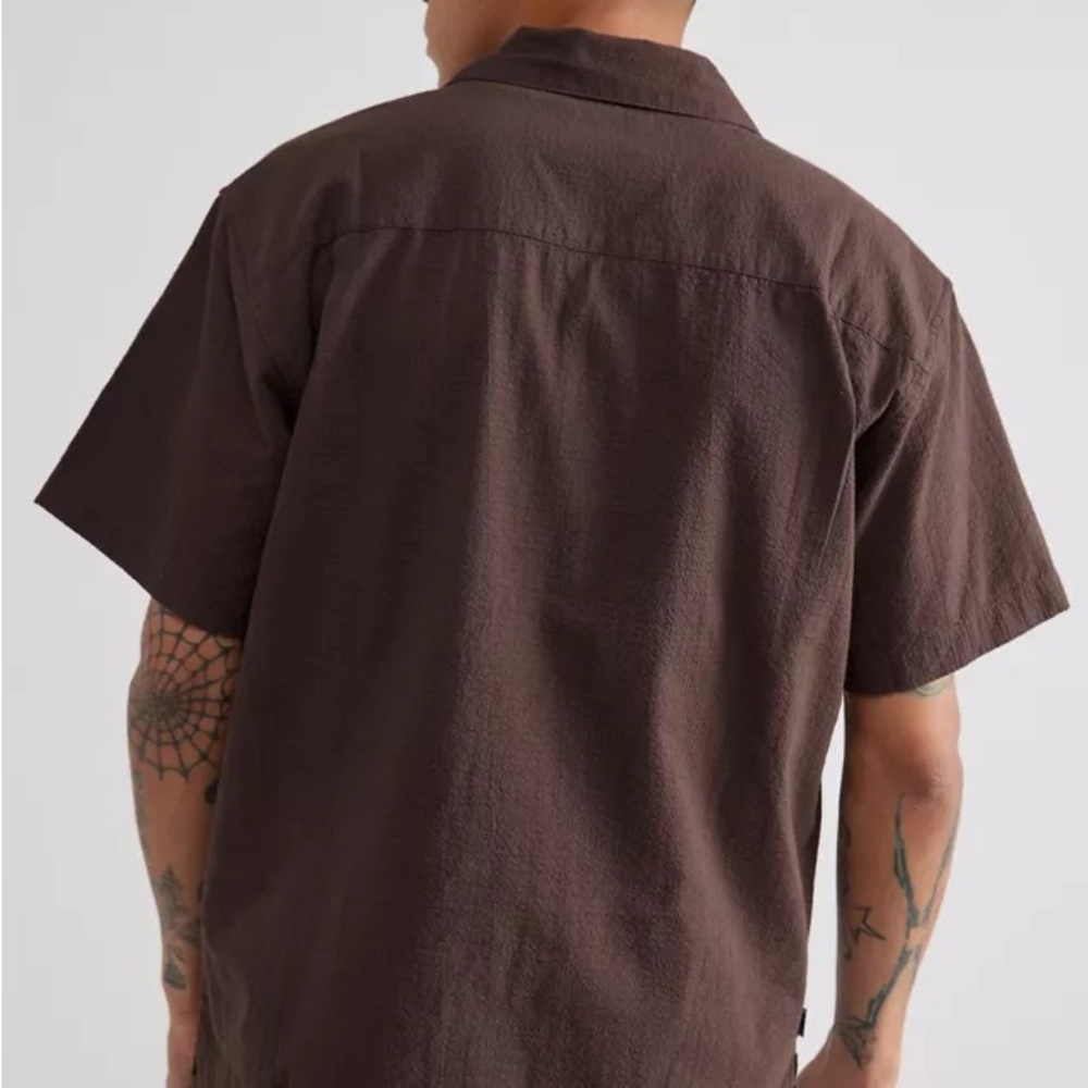 OBEY Unique Sunrise Woven Button-Down Shirt - Picture 4 of 10